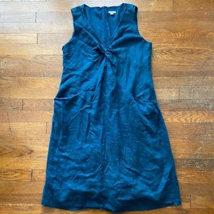 J Jill Linen twist front dress size 12